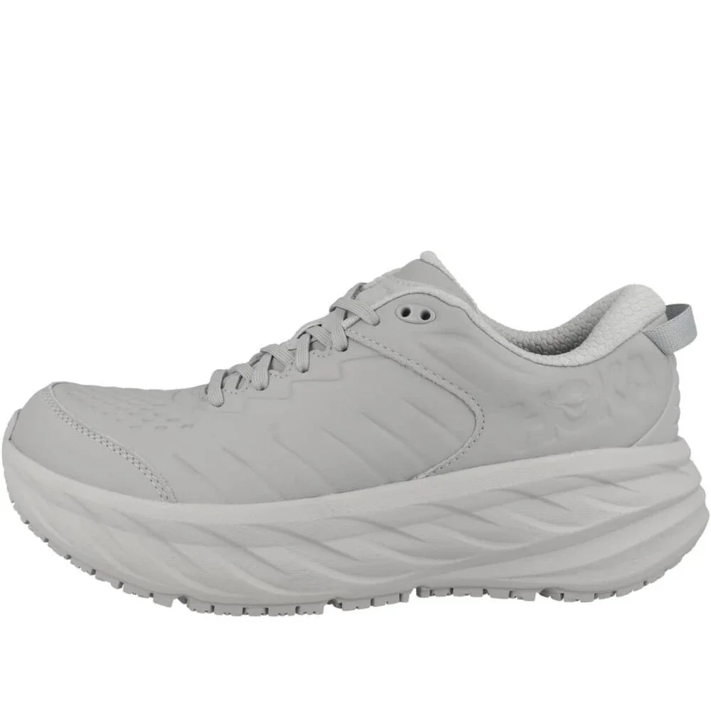 Hoka One One Bondi 1110520-HMLR Sneakers Men's 9.5 D Gray Running Shoes SHOP725